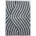 Microfiber Shaggy Rug with 3D Design